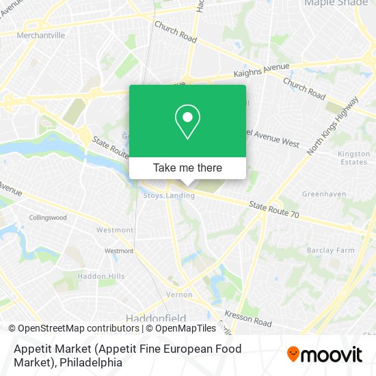 Appetit Market (Appetit Fine European Food Market) map