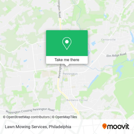 Lawn Mowing Services map