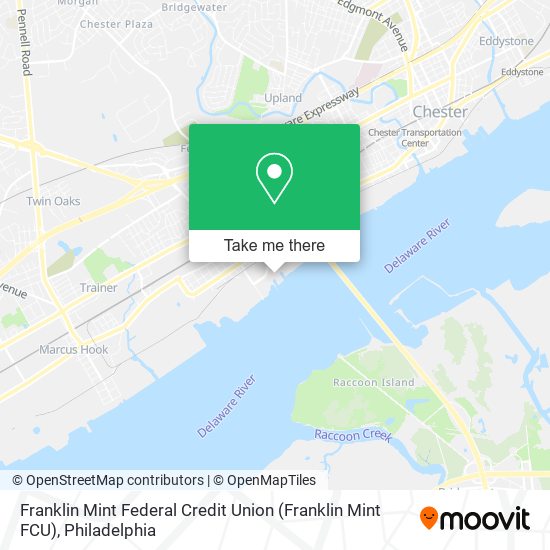 Mapa de Franklin Mint Federal Credit Union (Franklin Mint FCU)