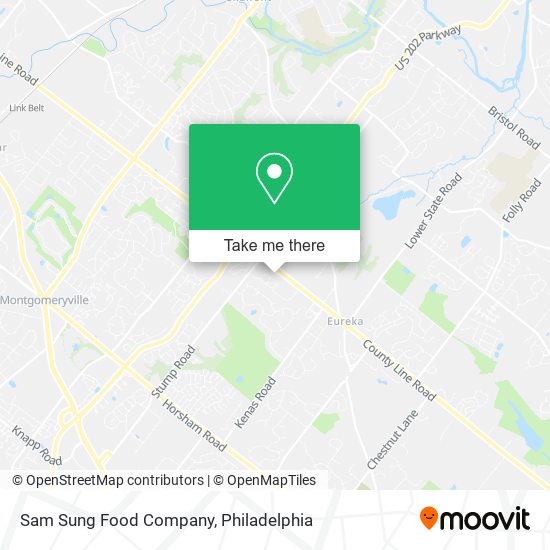 Mapa de Sam Sung Food Company