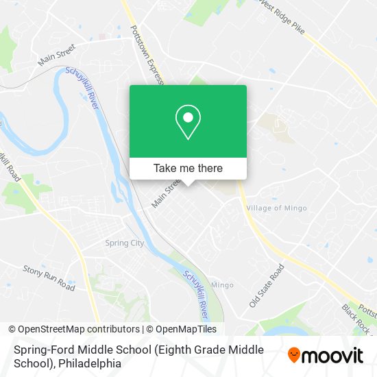 Mapa de Spring-Ford Middle School (Eighth Grade Middle School)