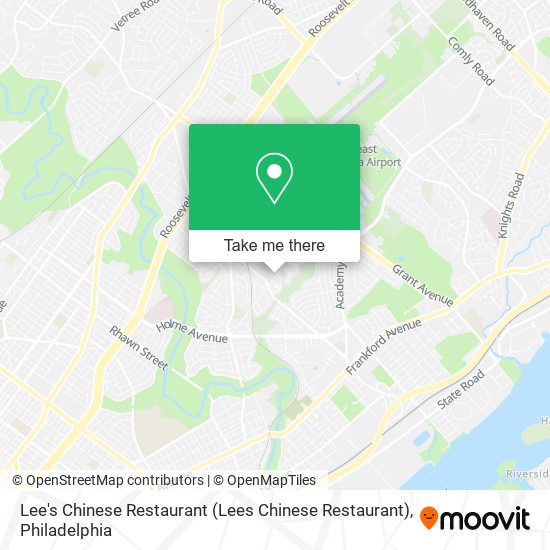 Lee's Chinese Restaurant (Lees Chinese Restaurant) map