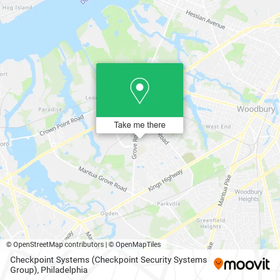 Checkpoint Systems (Checkpoint Security Systems Group) map