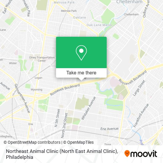 Northeast Animal Clinic (North East Animal Clinic) map