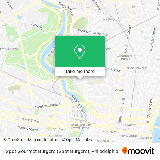 Spot Gourmet Burgers (Spot Burgers) map