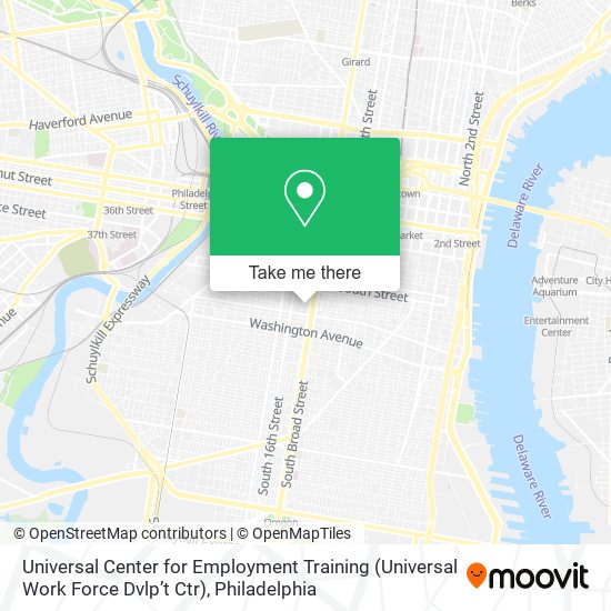 Universal Center for Employment Training (Universal Work Force Dvlp’t Ctr) map