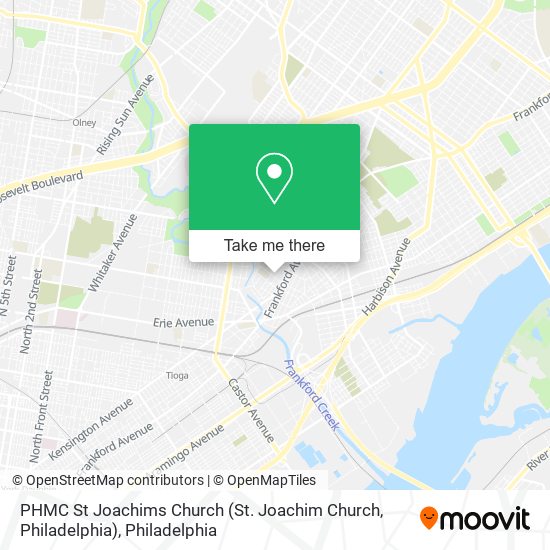 PHMC St Joachims Church (St. Joachim Church, Philadelphia) map