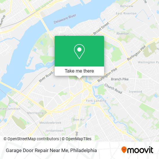 Mapa de Garage Door Repair Near Me