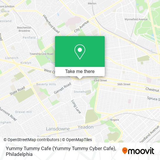 Mapa de Yummy Tummy Cafe