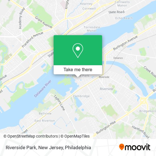 Mapa de Riverside Park, New Jersey