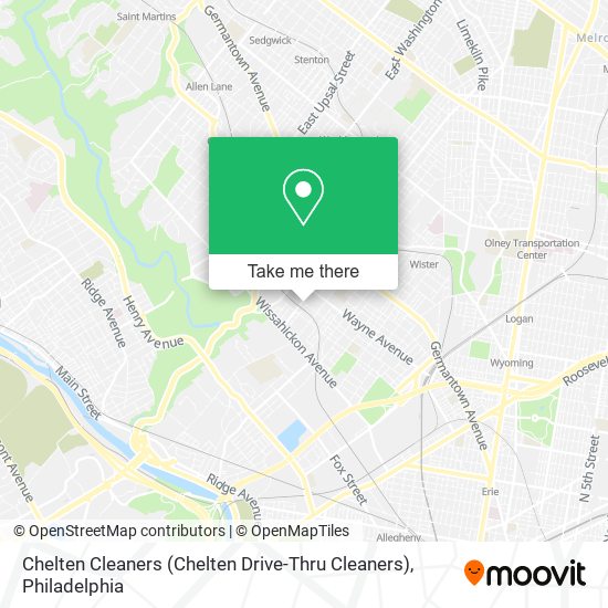 Chelten Cleaners (Chelten Drive-Thru Cleaners) map