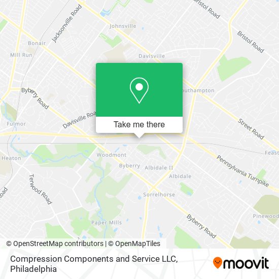 Mapa de Compression Components and Service LLC