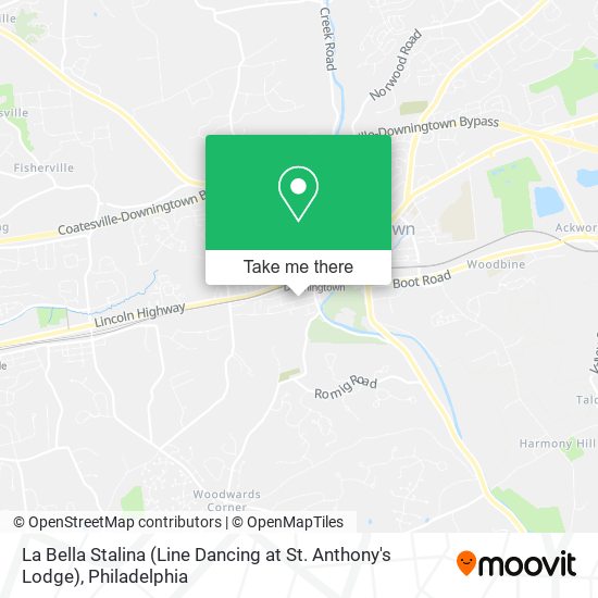 Mapa de La Bella Stalina (Line Dancing at St. Anthony's Lodge)