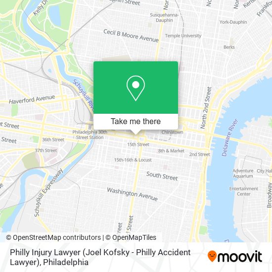Philly Injury Lawyer (Joel Kofsky - Philly Accident Lawyer) map