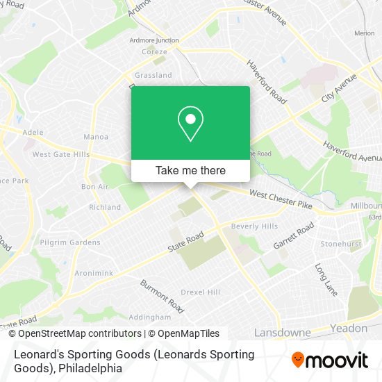 Mapa de Leonard's Sporting Goods (Leonards Sporting Goods)
