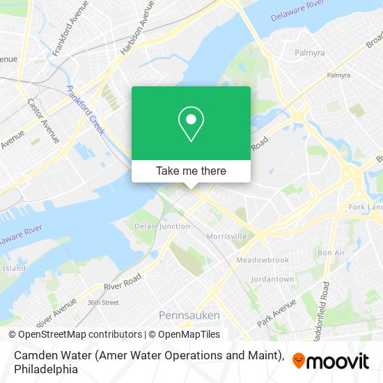 Camden Water (Amer Water Operations and Maint) map