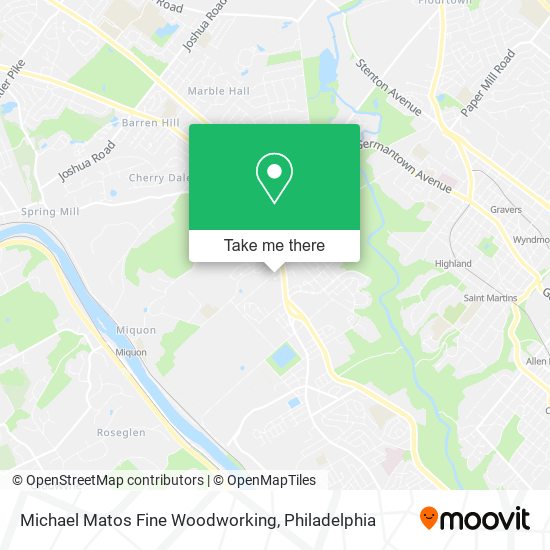 Michael Matos Fine Woodworking map