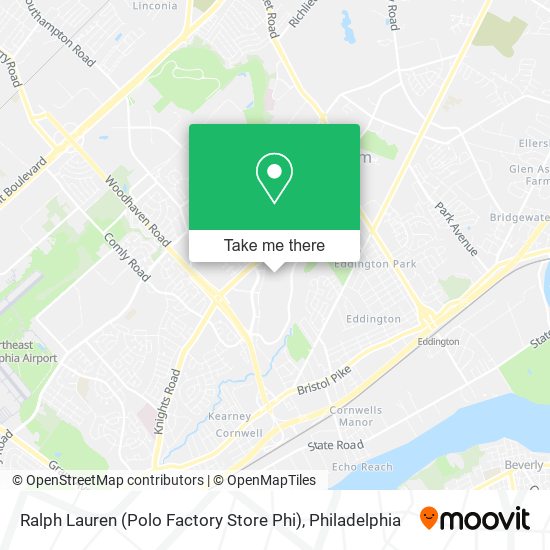 Mapa de Ralph Lauren (Polo Factory Store Phi)