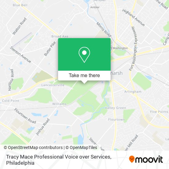 Tracy Mace Professional Voice over Services map