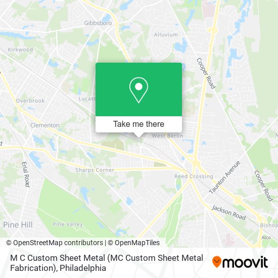 Mapa de M C Custom Sheet Metal (MC Custom Sheet Metal Fabrication)