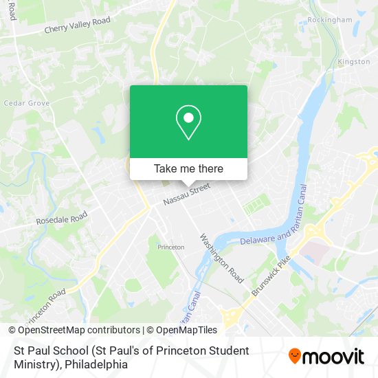 St Paul School (St Paul's of Princeton Student Ministry) map
