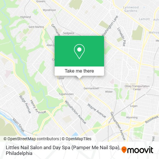 Mapa de Littles Nail Salon and Day Spa (Pamper Me Nail Spa)