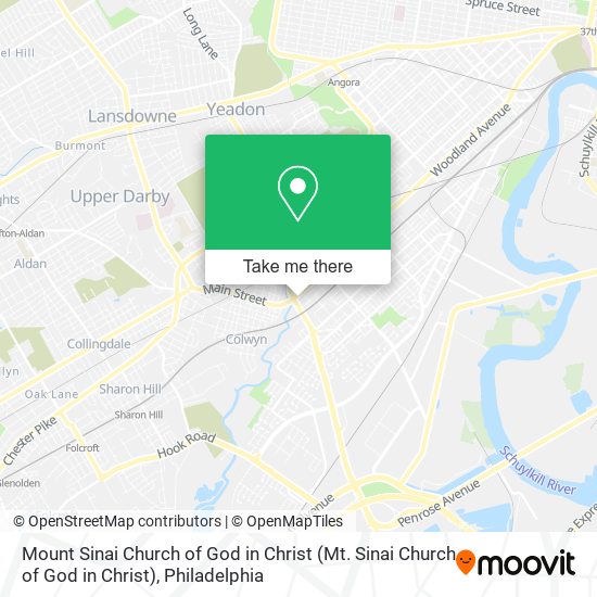 Mount Sinai Church of God in Christ map