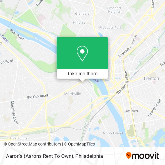 Mapa de Aaron's (Aarons Rent To Own)