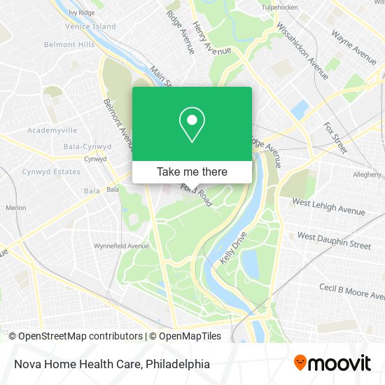 Nova Home Health Care map