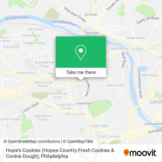 Mapa de Hope's Cookies (Hopes Country Fresh Cookies & Cookie Dough)