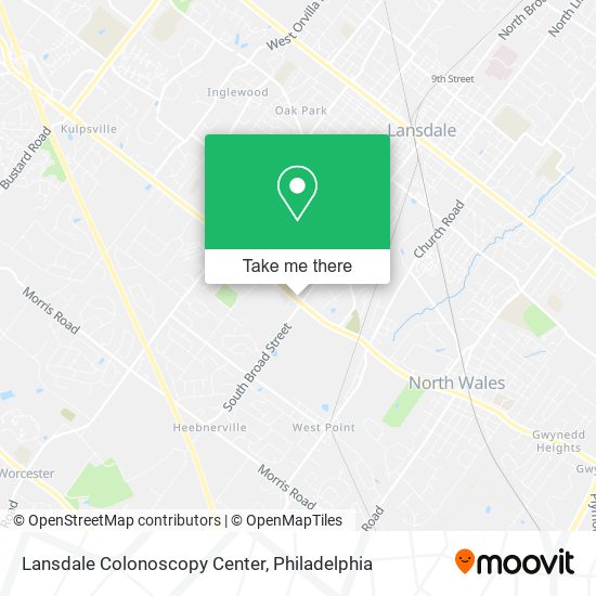 Lansdale Colonoscopy Center map