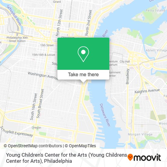 Mapa de Young Children's Center for the Arts (Young Childrens Center for Arts)