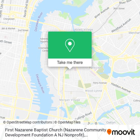 First Nazarene Baptist Church (Nazarene Community Development Foundation A NJ Nonprofit) map