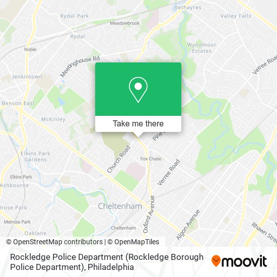 Rockledge Police Department map
