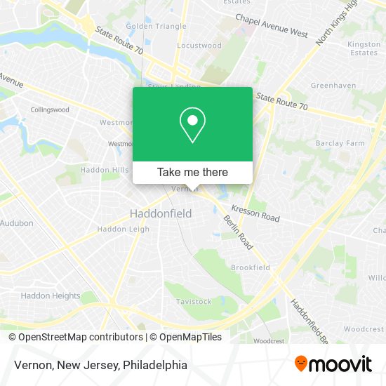 Mapa de Vernon, New Jersey