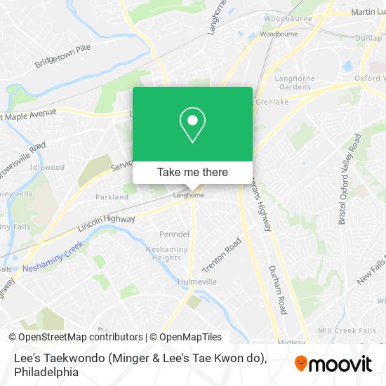 Mapa de Lee's Taekwondo (Minger & Lee's Tae Kwon do)