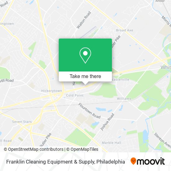 Franklin Cleaning Equipment & Supply map