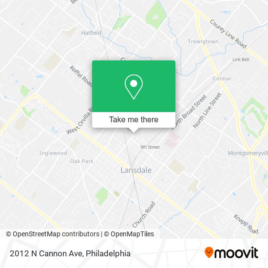 Mapa de 2012 N Cannon Ave