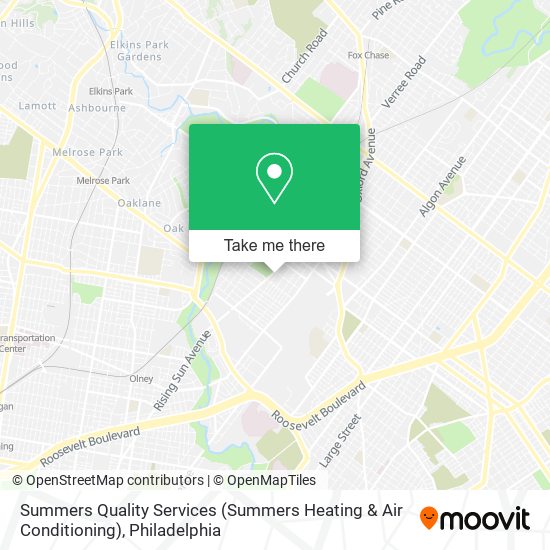 Mapa de Summers Quality Services (Summers Heating & Air Conditioning)