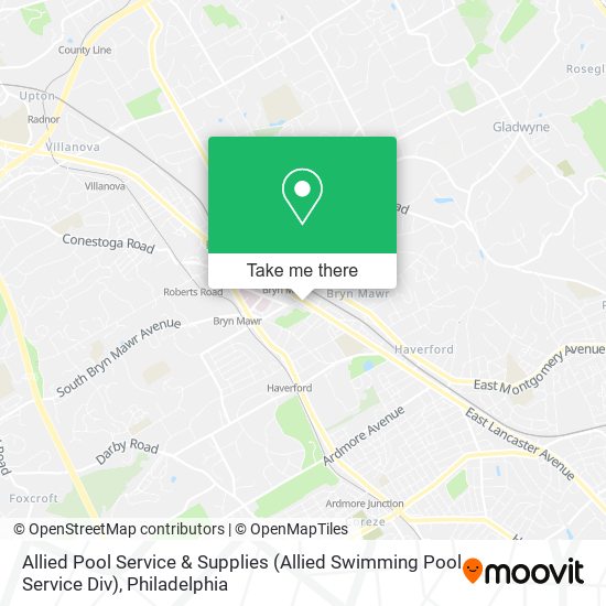 Allied Pool Service & Supplies (Allied Swimming Pool Service Div) map