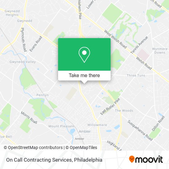 Mapa de On Call Contracting Services