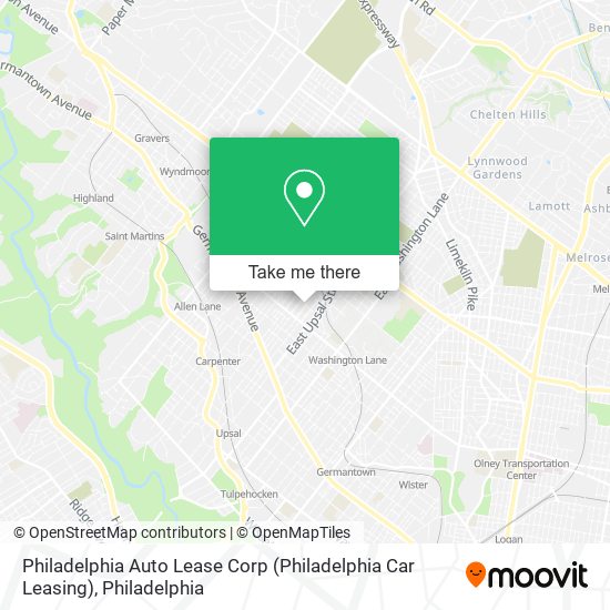 Philadelphia Auto Lease Corp (Philadelphia Car Leasing) map