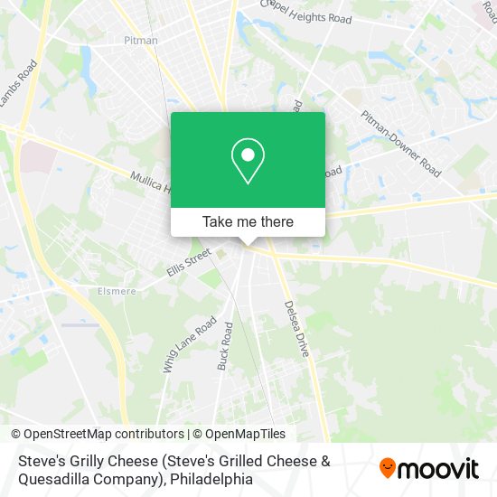 Mapa de Steve's Grilly Cheese (Steve's Grilled Cheese & Quesadilla Company)