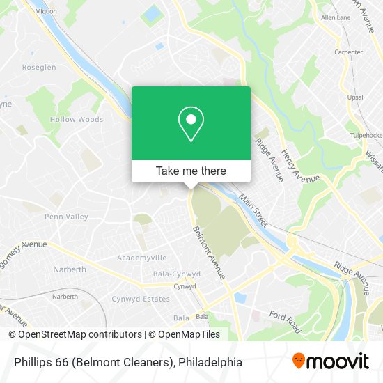Phillips 66 (Belmont Cleaners) map