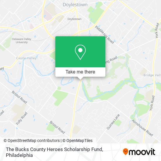 Mapa de The Bucks County Heroes Scholarship Fund