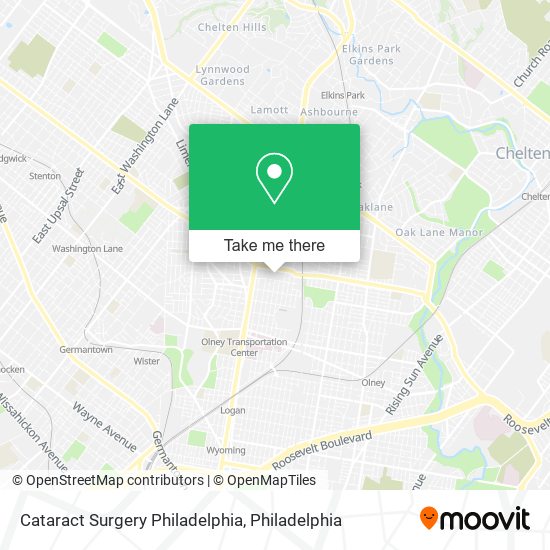 Cataract Surgery Philadelphia map