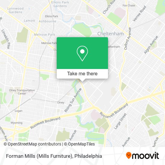 Forman Mills (Mills Furniture) map