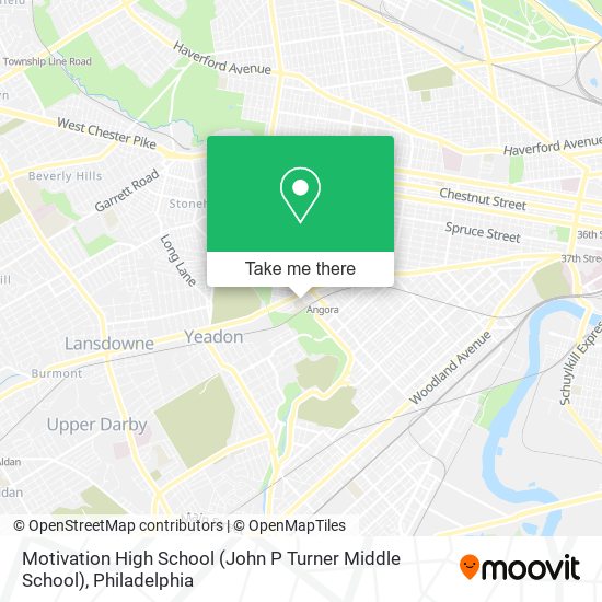 Motivation High School (John P Turner Middle School) map