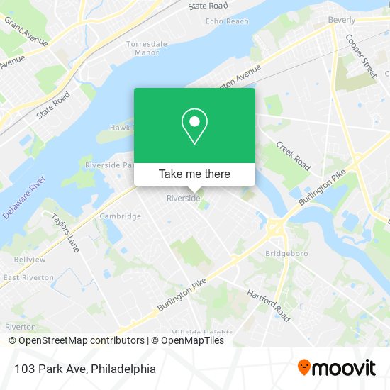 Mapa de 103 Park Ave