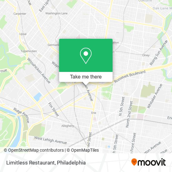Limitless Restaurant map